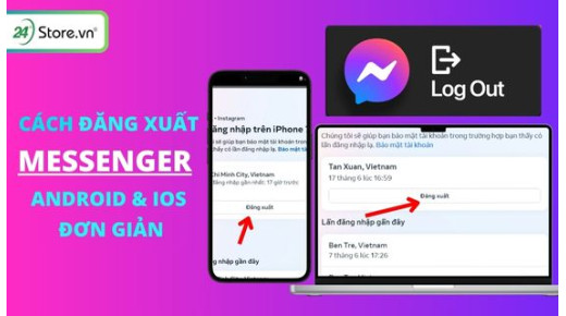 7 Cách đăng xuất Messenger trên điện thoại, máy tính CHI TIẾT
