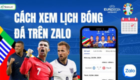 Cách xem lịch thi đấu bóng đá trên Zalo cực NHANH