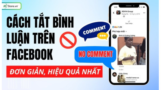 Cách tắt bình luận trên Facebook ĐƠN GIẢN, nhanh