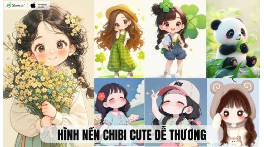 TOP 199+ Hình nền chibi DỄ THƯƠNG, đẹp nhất cho điện thoại, máy tính