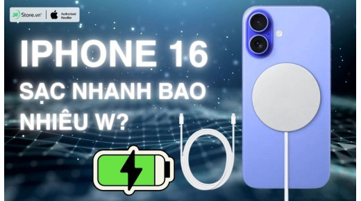 iPhone 16 sạc nhanh bao nhiêu W? Dùng cổng sạc gì? Sạc đầy bao lâu?