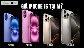 Giá iPhone 16 tại Mỹ: Không tăng giá so với dòng tiền nhiệm