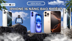 iPhone 16 nặng bao nhiêu? So sánh trọng lượng từng dòng