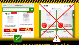 Cảnh báo các trang giả mạo 24hStore mới nhất 2025