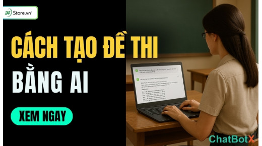 Cách tạo đề thi bằng AI ĐƠN GIẢN, nhanh chóng, chính xác