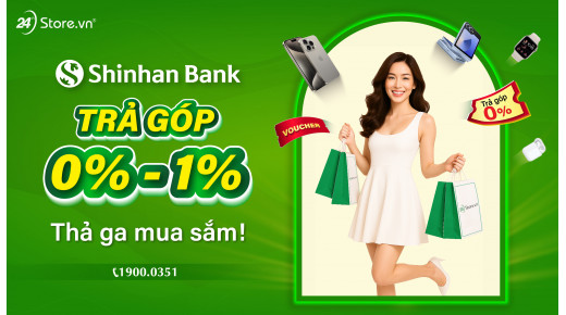 Shinhan Bank trả góp 0% - Thả ga mua sắm