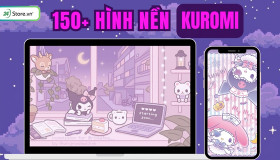 150+ Hình nền Kuromi SIÊU CUTE cho điện thoại, máy tính