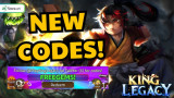 Code King Legacy (King Piece) Update 8.0.5 Tháng 07/2025 MỚI NHẤT