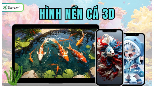 299+ Hình nền cá 3D ĐẸP NHẤT, 4K, Full HD, cute, sắc nét