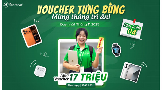 Voucher tưng bừng - Mừng tháng tri ân!