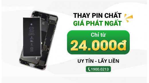 Bảng giá thay pin iPhone chính hãng RẺ CHẤP HẾT tại TP.HCM