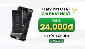 Bảng giá thay pin iPhone chính hãng RẺ CHẤP HẾT tại TP.HCM