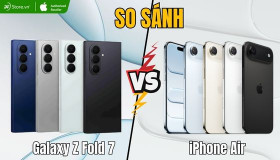 So sánh iPhone Air và Galaxy Z Fold7: Nên chọn flagship nào?