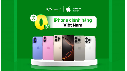 Trả góp 0%: Sắm iPhone chính hãng Việt Nam siêu dễ!
