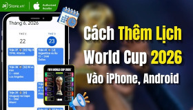 Cách THÊM Lịch World Cup 2026 vào iPhone, Android