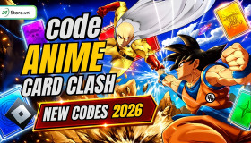 Code Anime Card Clash MỚI NHẤT tháng 08/2026, cập nhật liên tục