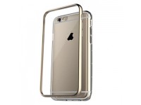Ốp lưng iPhone 6 Rock Kani Series Silicon viền vàng