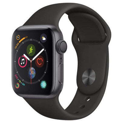 Apple Watch Series 4 GPS - mặt nhôm - dây cao su - 44mm - Cũ chính hãng