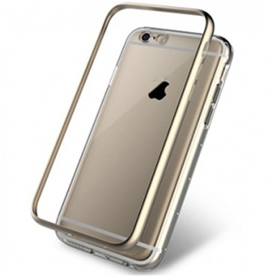 op lung iphone 6 plus rock kani series silicon vien vang