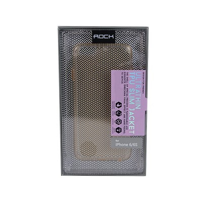 op lung iphone 6 rock ultrathin tpu silicon vang trong suot