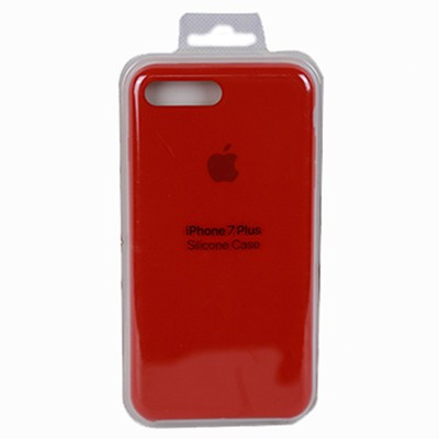 op lung iPhone 7 Plus Red Silicon Noname