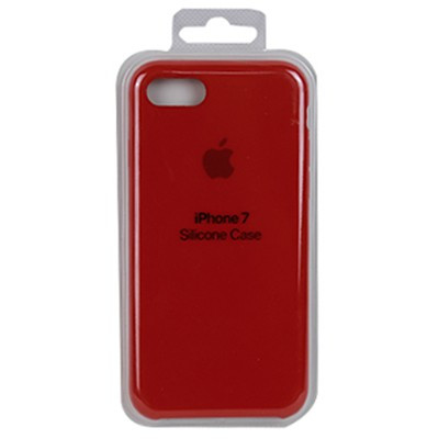 op lung iPhone 7 Red Silicon Noname