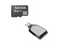 Thẻ nhớ SANDISK - 16GB + đầu đọc SANDISK