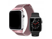 Combo Apple Watch 38mm/40mm hồng (Dây thép+Dán ppf)
