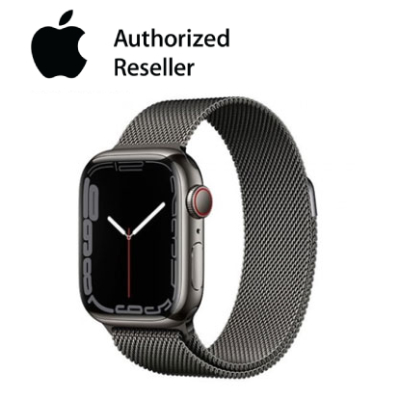 Apple Watch Series 7 - 45mm - LTE - mặt thép, dây thép | Chính hãng VN/A