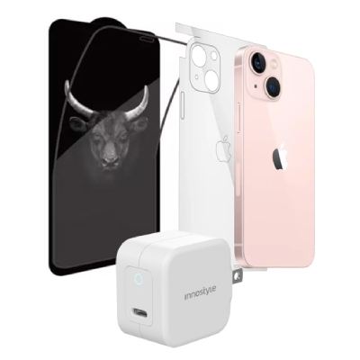 Combo iPhone 13 (Cốc 20W INOSTYLE+Dán KINGBULL+Dán PPF)
