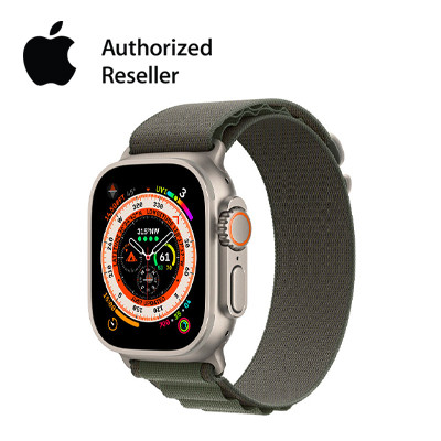 apple watch ultra - 49mm - lte - mặt titanium dây alpine - vừa| chính hãng vn/a
