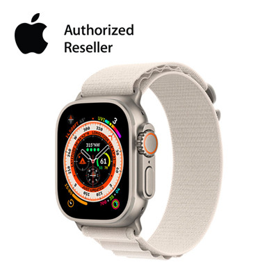 apple watch ultra - 49mm - lte - mặt titanium dây alpine - nhỏ | chính hãng vn/a