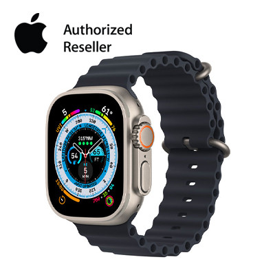 apple watch ultra - 49mm - LTE - mặt titanium dây cao su | chính hãng vn/a
