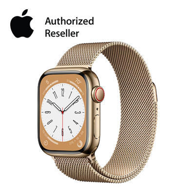 Apple Watch Series 8 - 45mm - LTE - mặt thép, dây thép | Chính hãng VN/A