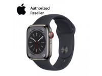 Apple Watch Series 8 - 45mm - LTE - mặt thép, dây cao su | Chính hãng VN/A