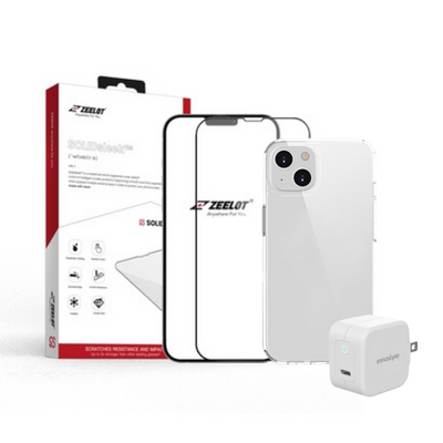 Combo iPhone 14 (Cốc 20W Innostyle+Dán Zeelot+Ốp Mipow)
