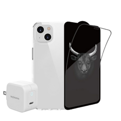 Combo iPhone 14 (Cốc 20W Innostyle+Dán Kingbull+Ốp Mipow)