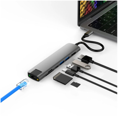 Cổng chuyển đổi HyperDrive 7-in-1 Slab USB-C Hub HD22H
