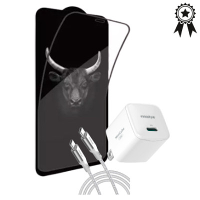 Combo quà VIP cho iPhone 14 cũ (Cốc 20W+Cáp C to L Innostyle+Dán+VIP 1 đổi 1 12 Tháng)