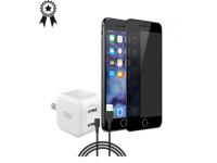 Combo quà VIP cho iPhone 8 Plus đen cũ (Cốc 12W+Cáp A to L Innostyle+Dán+VIP 1 đổi 1 6 Tháng)