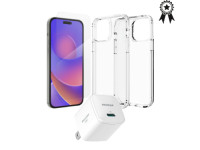 Combo quà VIP cho iPhone 14 Pro Max mới (Cốc 20W Innostyle+Dán Zagg+Ốp Zagg+VIP toàn diện 24 Tháng)
