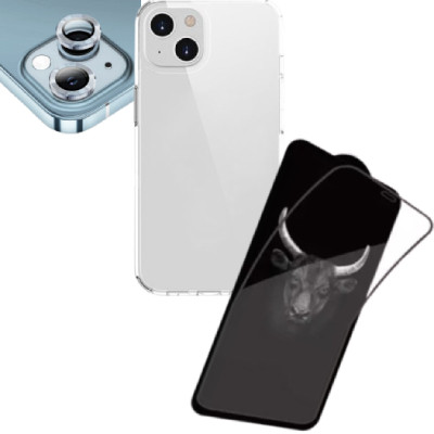 Combo iPhone 14 (Dán Kingbull+Ốp Mipow+Camera Blue)