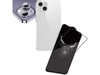 Combo iPhone 14 (Dán Kingbull+Ốp Mipow+Camera Purple)