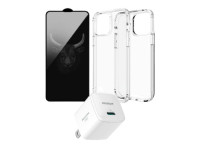 Combo iPhone 14 Pro Max (Cốc 20W Innostyle+Dán Kingbull+Ốp Zagg)