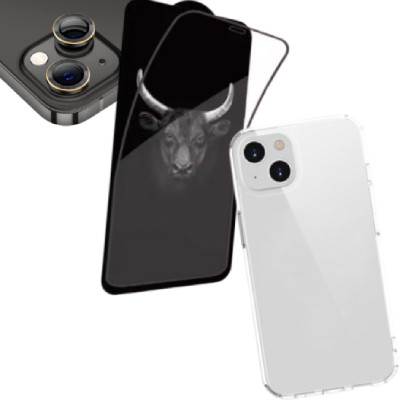 Combo iPhone 14 Plus (Dán Kingbull+Ốp Mipow+Camera Midnight)