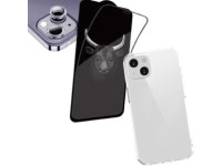 Combo iPhone 14 Plus (Dán Kingbull+Ốp Mipow+Camera Purple)