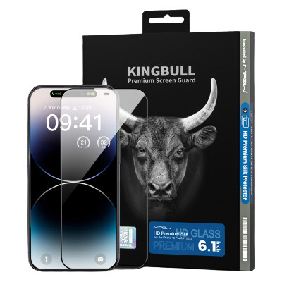 Miếng dán cường lực iPhone 15 Pro Mipow Kingbull Premium HD