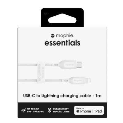 Cáp Mophie Essential USB-C to Lightning 1M