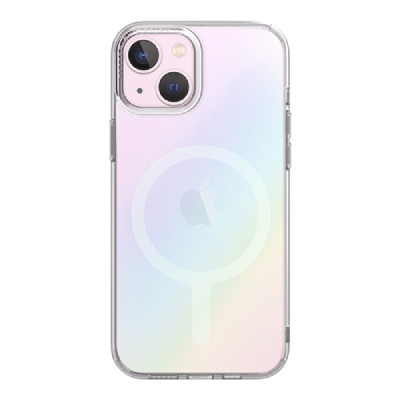 Ốp lưng iPhone 15 UNIQ Hybrid Lifepro Xtreme hỗ trợ sạc MagSafe Iridescent