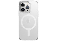 Ốp lưng iPhone 15 Pro Max UNIQ Hybrid Lifepro Xtreme hỗ trợ sạc MagSafe Dove Frost